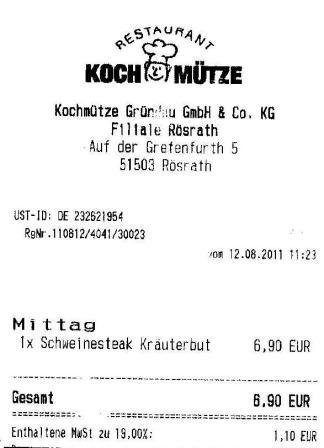 iakt Hffner Kochmtze Restaurant